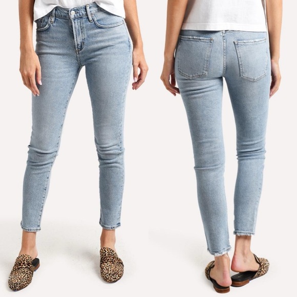 AGOLDE Toni Mid Rise Straight Leg Jeans Size 27 Style A133B-3002 - Picture 1 of 13